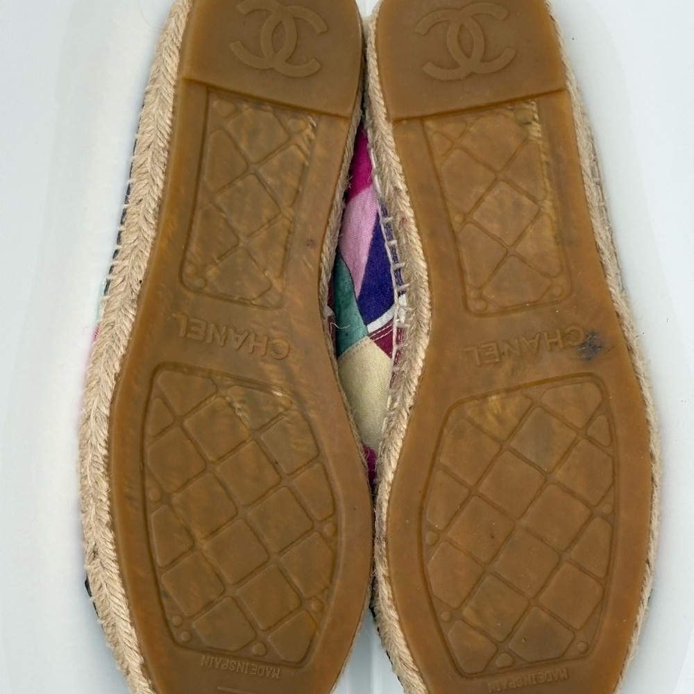 Chanel Colorful Patchwork Espadrilles - image 5